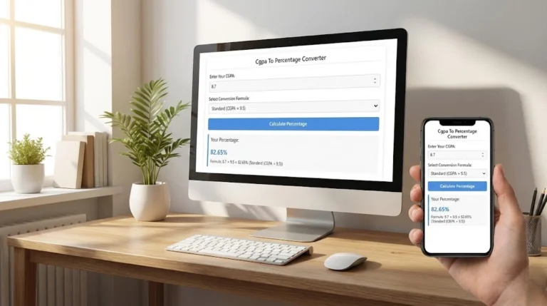 CGPA to Percentage Converter | CGPA to Percentage Calculator