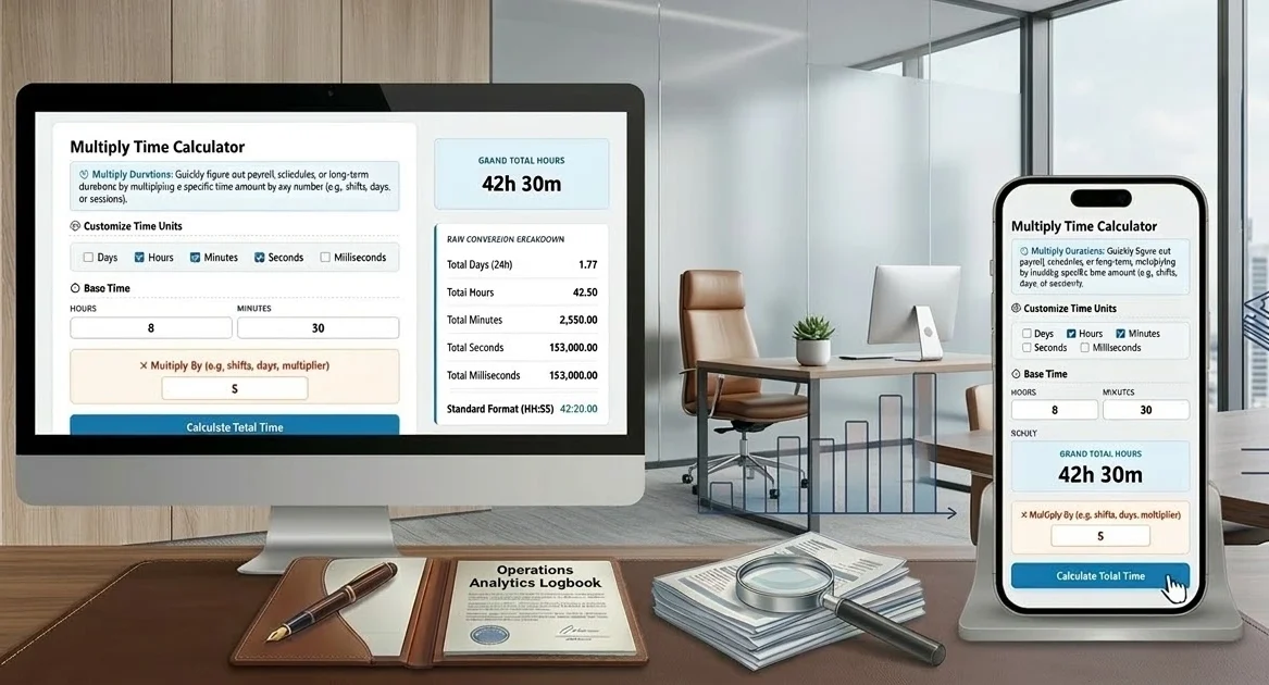 How Many Hours Is 8 Hours 30 Minutes for 5 Days?